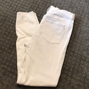 Madewell High Rise White Skinny Jean Size 27